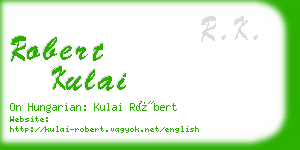 robert kulai business card